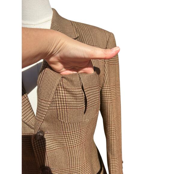 Vintage Ralph Lauren Purple Label Wool Blazer – Made in USA * Size 10 - Picture 7 of 16